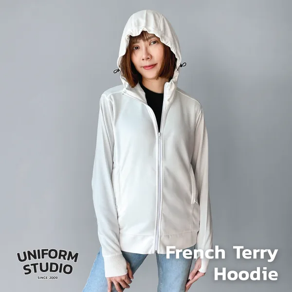 Everyday Hoodie Jacket ผ้า French Terry สีขาว / White 2