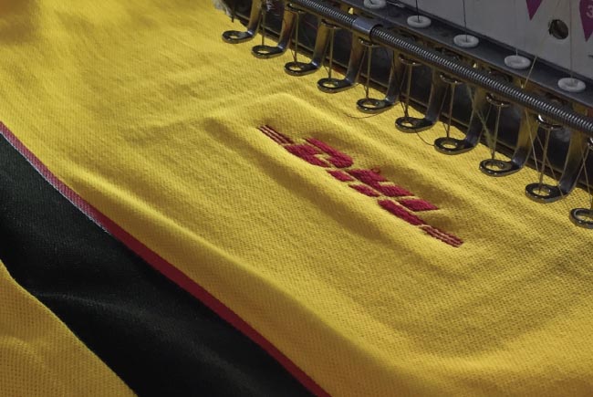 Embroidery or screen-print sampling